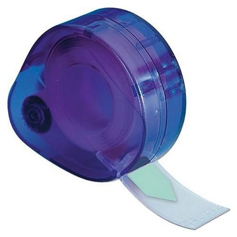 Redi-Tag "Please Initial" Printed Arrow Dispenser Flags, 120 Flags per Dispenser, Mint Adhesive Reminders, 1-3/4" x 9/16" (B81114) - Image 1